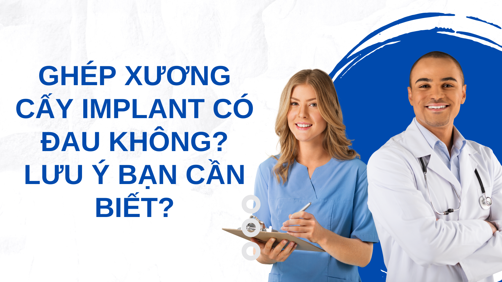 ghép xương cấy implant có đau không