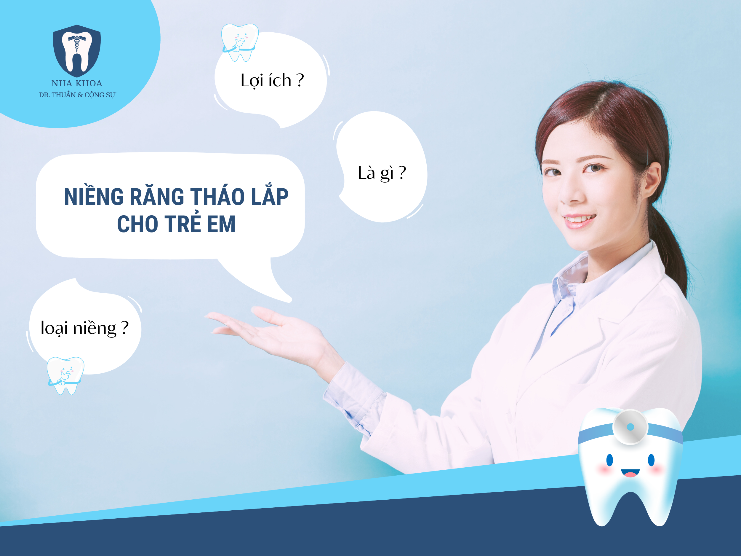 Niềng răng tháo lắp trẻ em