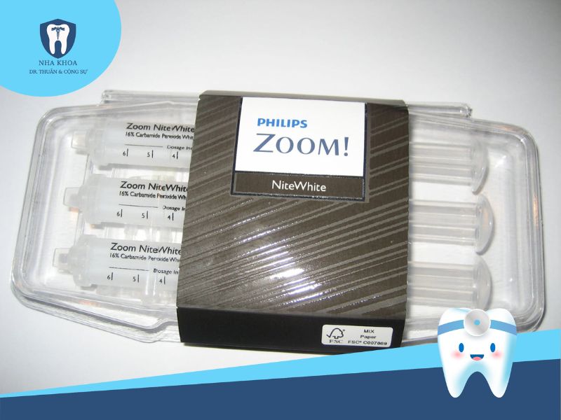 Thuốc tẩy trắng răng Philip Zoom Nitewhite