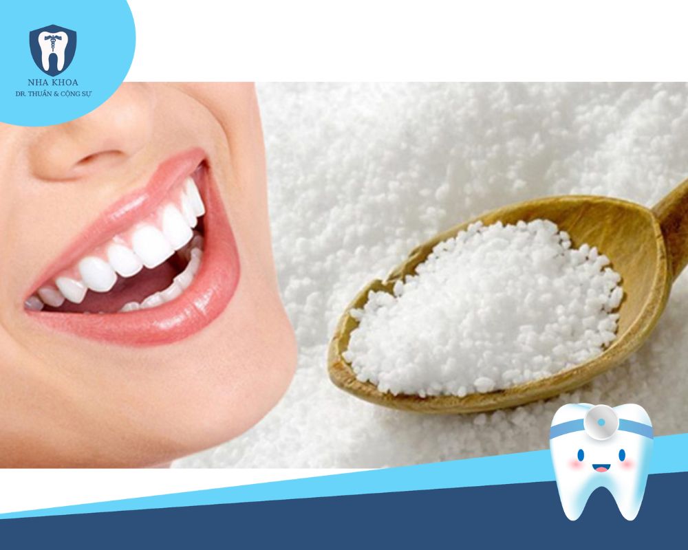 cách làm trắng răng tại nhà bằng muối