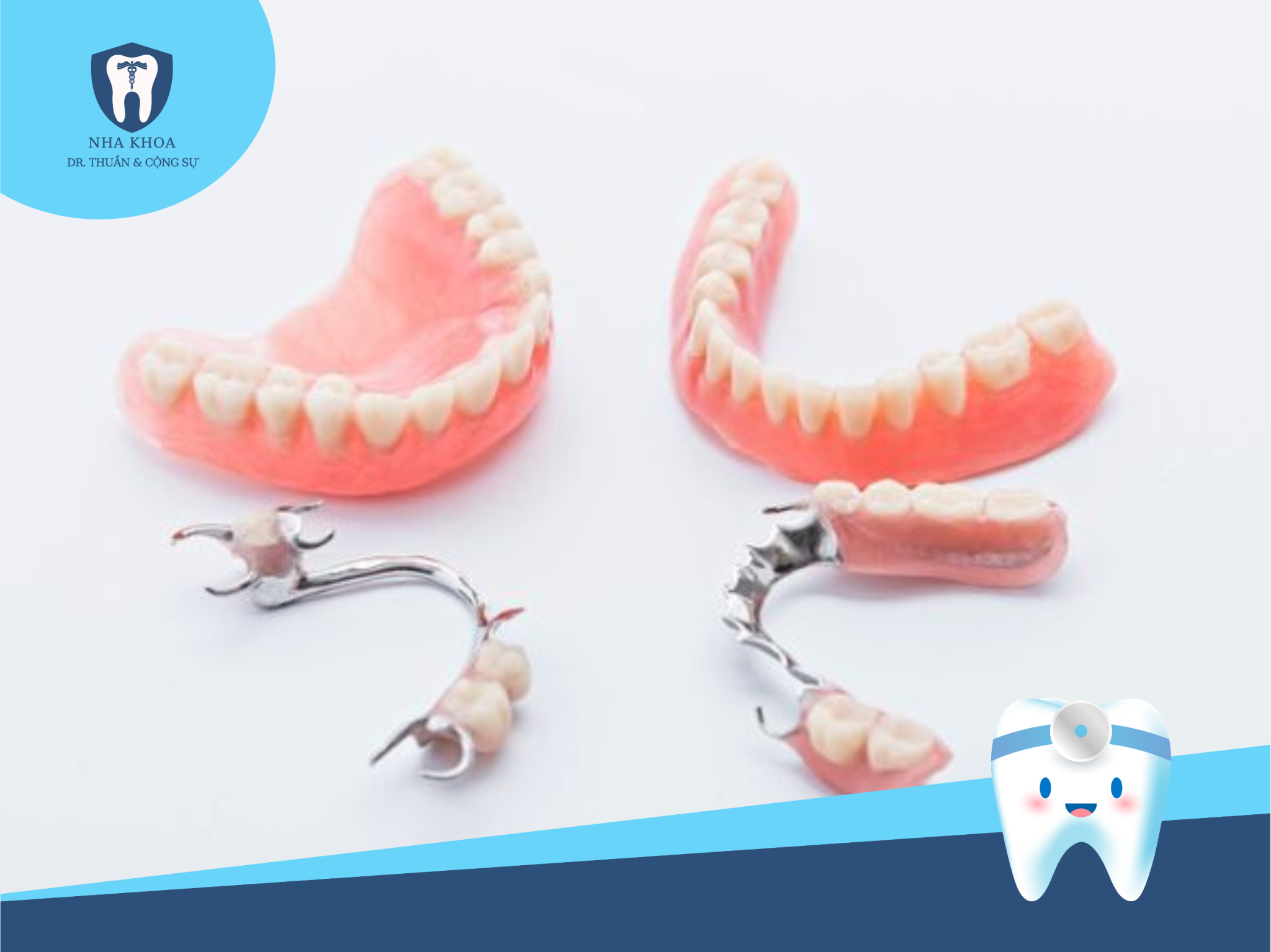 Hàm giả tháo lắp là một trong những phương pháp phục hình răng mất phổ biến hiện nay, được nhiều người lựa chọn vì tính tiện ích và chi phí hợp lý.