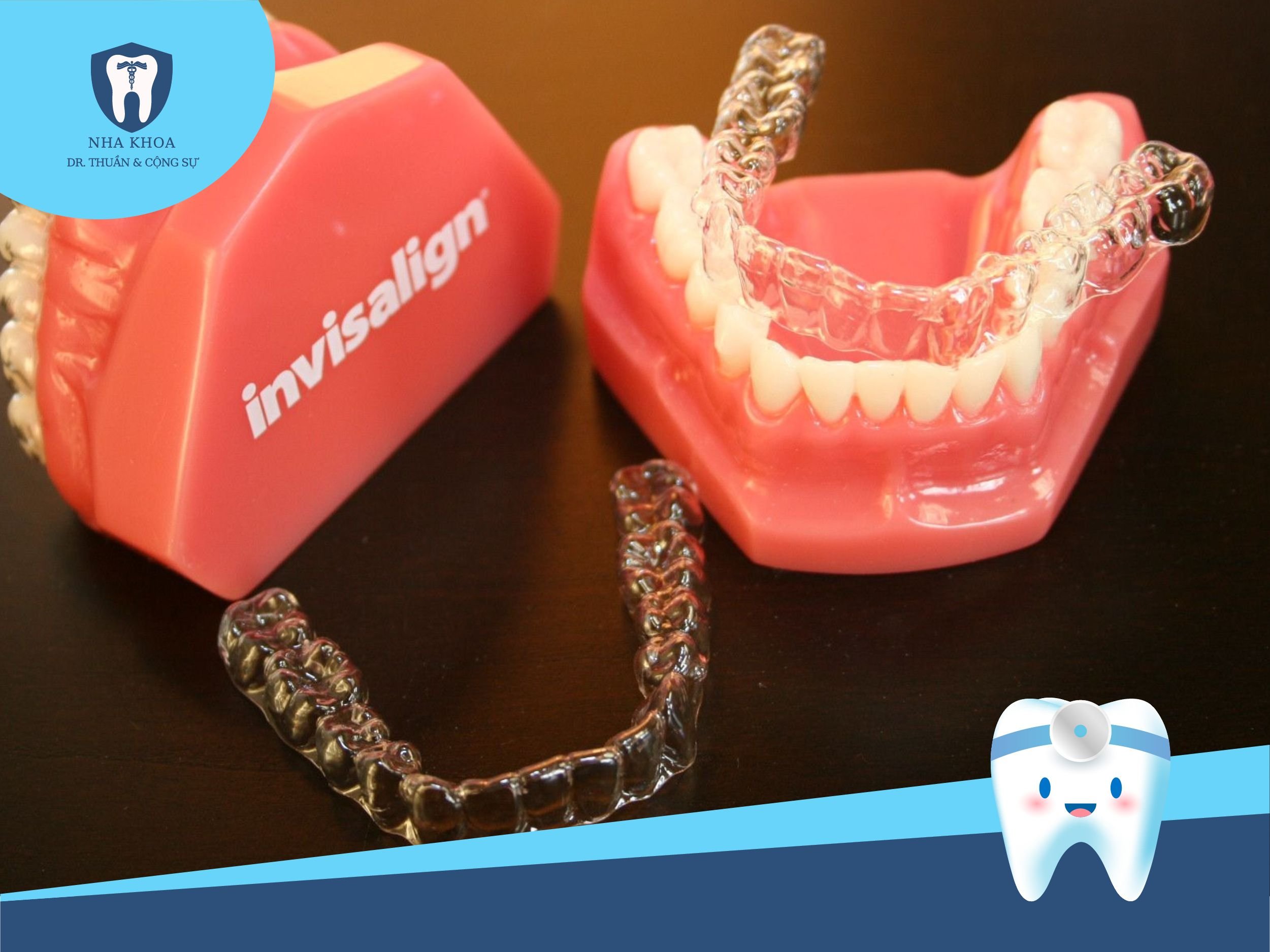 Invisalign là hệ thống khay niềng trong suốt được thiết kế riêng cho từng người 